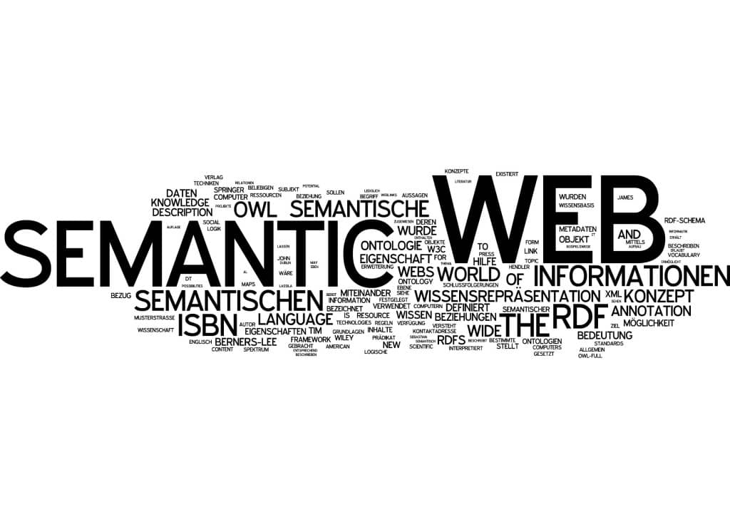 Word cloud - semantic web