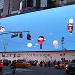 Gigantic Google Advertisement in Times Square