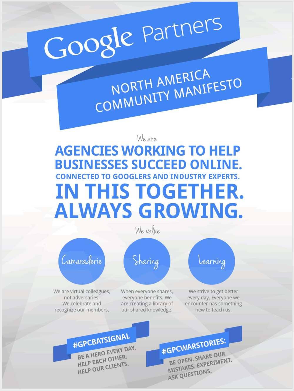 Google Partners Manifesto!